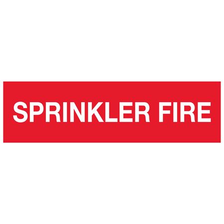ANSI Pipe Markers Sprinkler Fire - Pk/10
